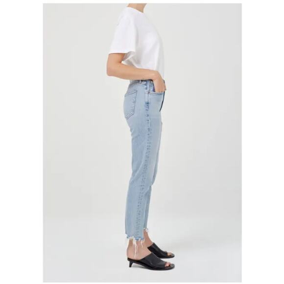 AGOLDE NWT Merrell Mid-Rise Straight Leg Denim Jeans in Astray // 32 - Picture 3 of 15